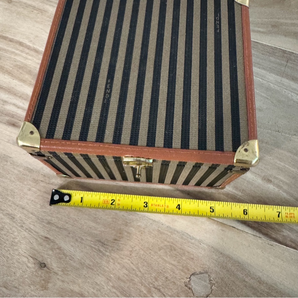 1980 FENDI Cubic Zucca Stripe Box - Picture 9 of 11